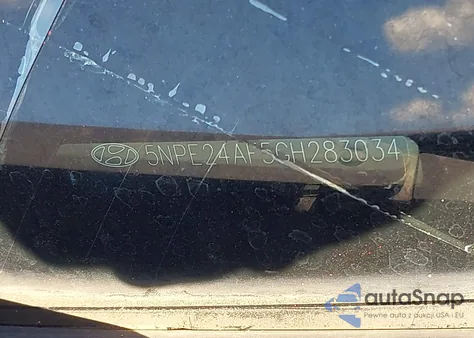 2016 Hyundai Sonata Se from USA, damaged, VIN 5NPE24AF5GH283034